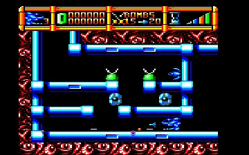 Cybernoid II (UK) (1988) (Trainer) screen shot game playing